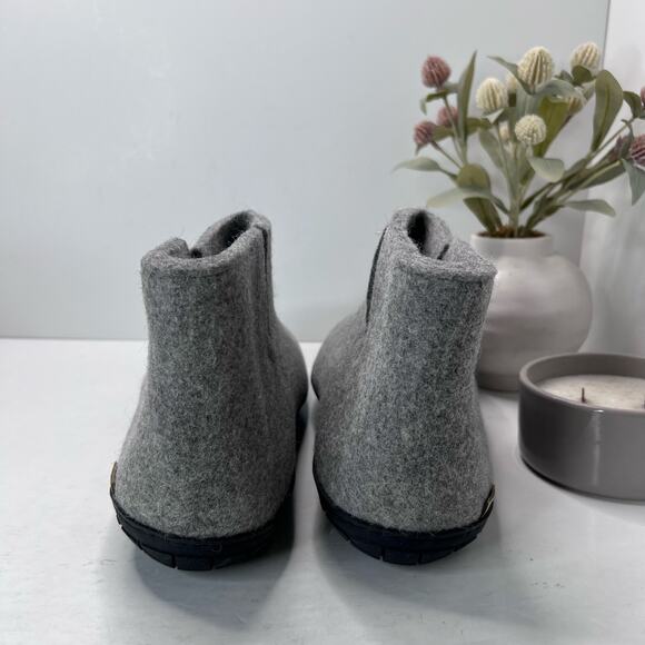 Glerups Natural Wool Boot with Rubber Sole Dark Gray Men 13/EU47 Light wear - Picture 3 of 9